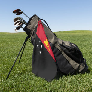 Serviette De Golf Drapeau de Papouasie-Nouvelle-Guinée