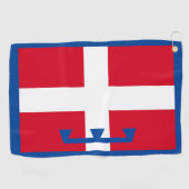 Serviette De Golf Drapeau de Piemonte (Italie) (Horizontal)