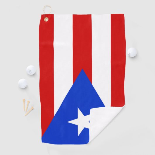 Serviette De Golf Drapeau de Porto Rico (En situation)