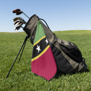Serviette De Golf Drapeau de Saint-Kitts-et-Nevis