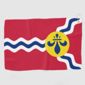 Serviette De Golf Drapeau de Saint-Louis, Missouri (Horizontal)