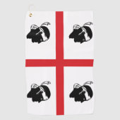 Serviette De Golf Drapeau de Sardaigne (Italie) (Devant)