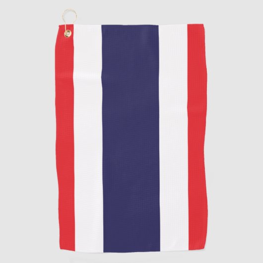 Serviette De Golf Drapeau de Thaïlande (Devant)