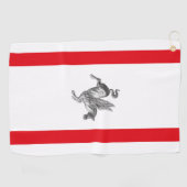 Serviette De Golf Drapeau de Toscane (Italie) (Horizontal)