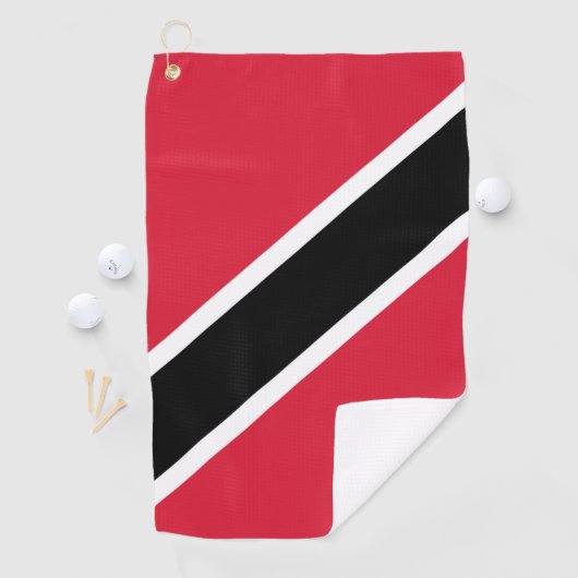 Serviette De Golf Drapeau de Trinité-et-Tobago  (En situation)