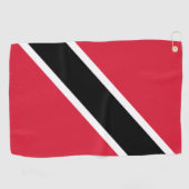 Serviette De Golf Drapeau de Trinité-et-Tobago (Horizontal)