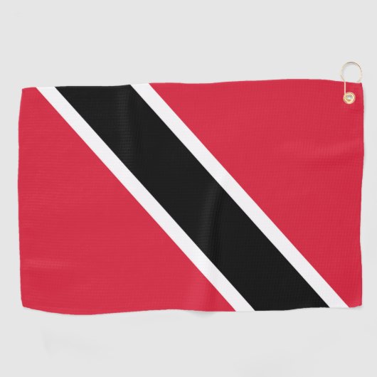 Serviette De Golf Drapeau de Trinité-et-Tobago (Horizontal)