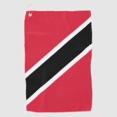 Serviette De Golf Drapeau de Trinité-et-Tobago  (Devant)