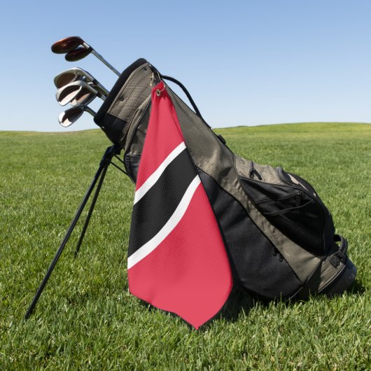 Serviette De Golf Drapeau de Trinité-et-Tobago  (Vert)