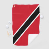 Serviette De Golf Drapeau de Trinité-et-Tobago (En situation)