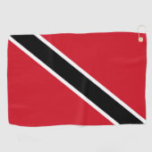Serviette De Golf Drapeau de Trinité-et-Tobago (Horizontal)