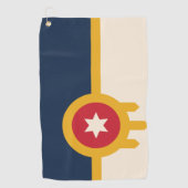 Serviette De Golf Drapeau de Tulsa, Oklahoma (Devant)
