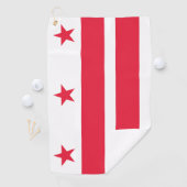 Serviette De Golf Drapeau de Washington DC (En situation)