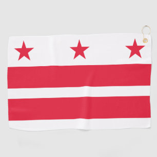 Serviette De Golf Drapeau de Washington DC