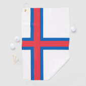 Serviette De Golf Drapeau des îles Féroé (En situation)