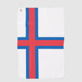 Serviette De Golf Drapeau des îles Féroé (Devant)