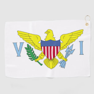 Serviette De Golf Drapeau des îles Vierges américaines