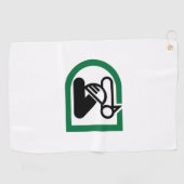 Serviette De Golf Drapeau des Marches (Italie) (Horizontal)
