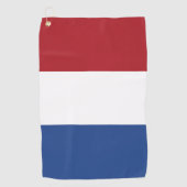 Serviette De Golf Drapeau des Pays-Bas (Devant)