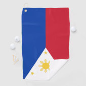 Serviette De Golf drapeau des Philippines (En situation)