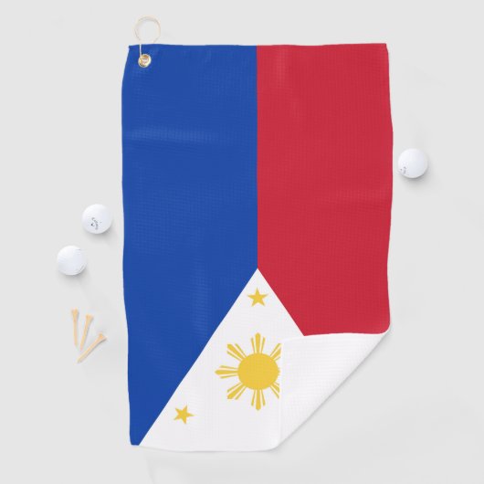 Serviette De Golf drapeau des Philippines (En situation)