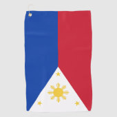 Serviette De Golf drapeau des Philippines (Devant)