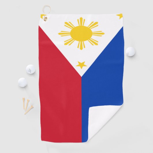 Serviette De Golf drapeau des Philippines (En situation)