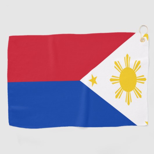 Serviette De Golf drapeau des Philippines (Horizontal)