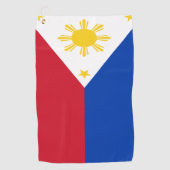 Serviette De Golf drapeau des Philippines (Devant)