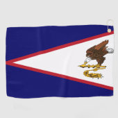 Serviette De Golf Drapeau des Samoa américaines Golf Towel (Horizontal)