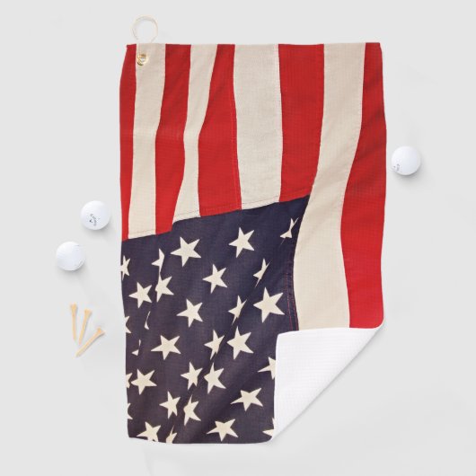 Serviette De Golf Drapeau des USA (En situation)