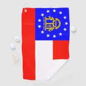 Serviette De Golf Drapeau d'Etat de Georgia Golf Towel (En situation)