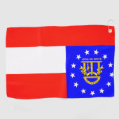 Serviette De Golf Drapeau d'Etat de Georgia Golf Towel (Horizontal)