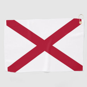 Serviette De Golf Drapeau d'État de l'Alabama