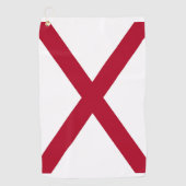 Serviette De Golf Drapeau d'État de l'Alabama (Devant)