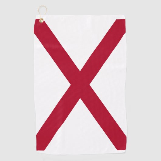 Serviette De Golf Drapeau d'État de l'Alabama (Devant)