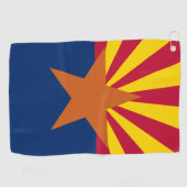 Serviette De Golf Drapeau d'État de l'Arizona (Horizontal)