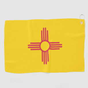 Serviette De Golf Drapeau d'État du Nouveau-Mexique, États-Unis