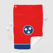 Serviette De Golf Drapeau d'état du Tennessee  (En situation)