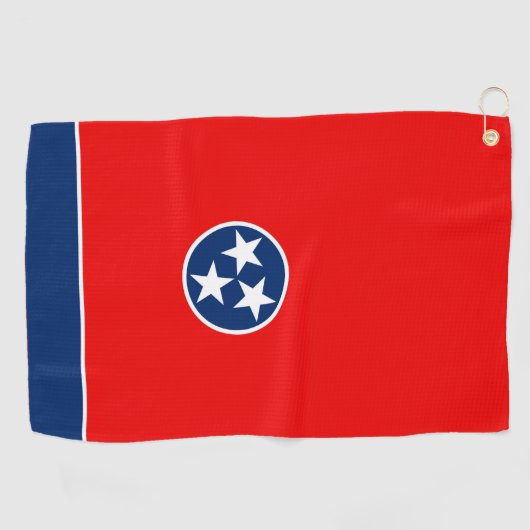 Serviette De Golf Drapeau d'état du Tennessee  (Horizontal)