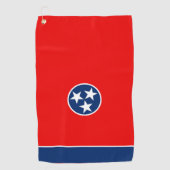 Serviette De Golf Drapeau d'état du Tennessee  (Devant)