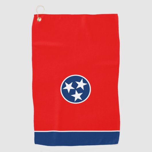 Serviette De Golf Drapeau d'état du Tennessee (Devant)