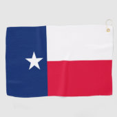 Serviette De Golf Drapeau d'état du Texas  (Horizontal)