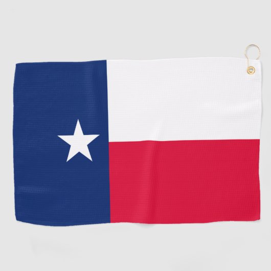 Serviette De Golf Drapeau d'état du Texas (Horizontal)