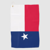 Serviette De Golf Drapeau d'état du Texas  (Devant)