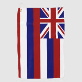 Serviette De Golf Drapeau d'Hawaï (Devant)