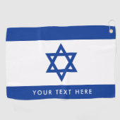 Serviette De Golf Drapeau d'Israelian de cadeau jouant au golf fait (Horizontal)