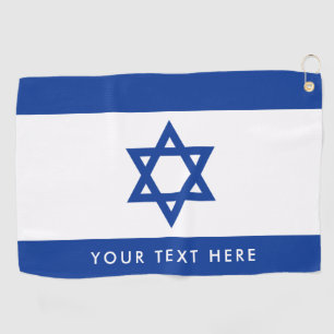 Serviette De Golf Drapeau d'Israelian de cadeau jouant au golf fait
