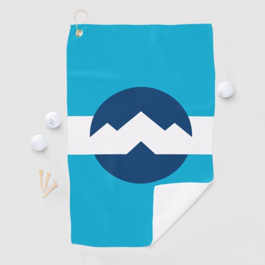 Serviette De Golf Drapeau d'Ogden, Utah (En situation)