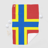 Serviette De Golf Drapeau d'Orkney (En situation)